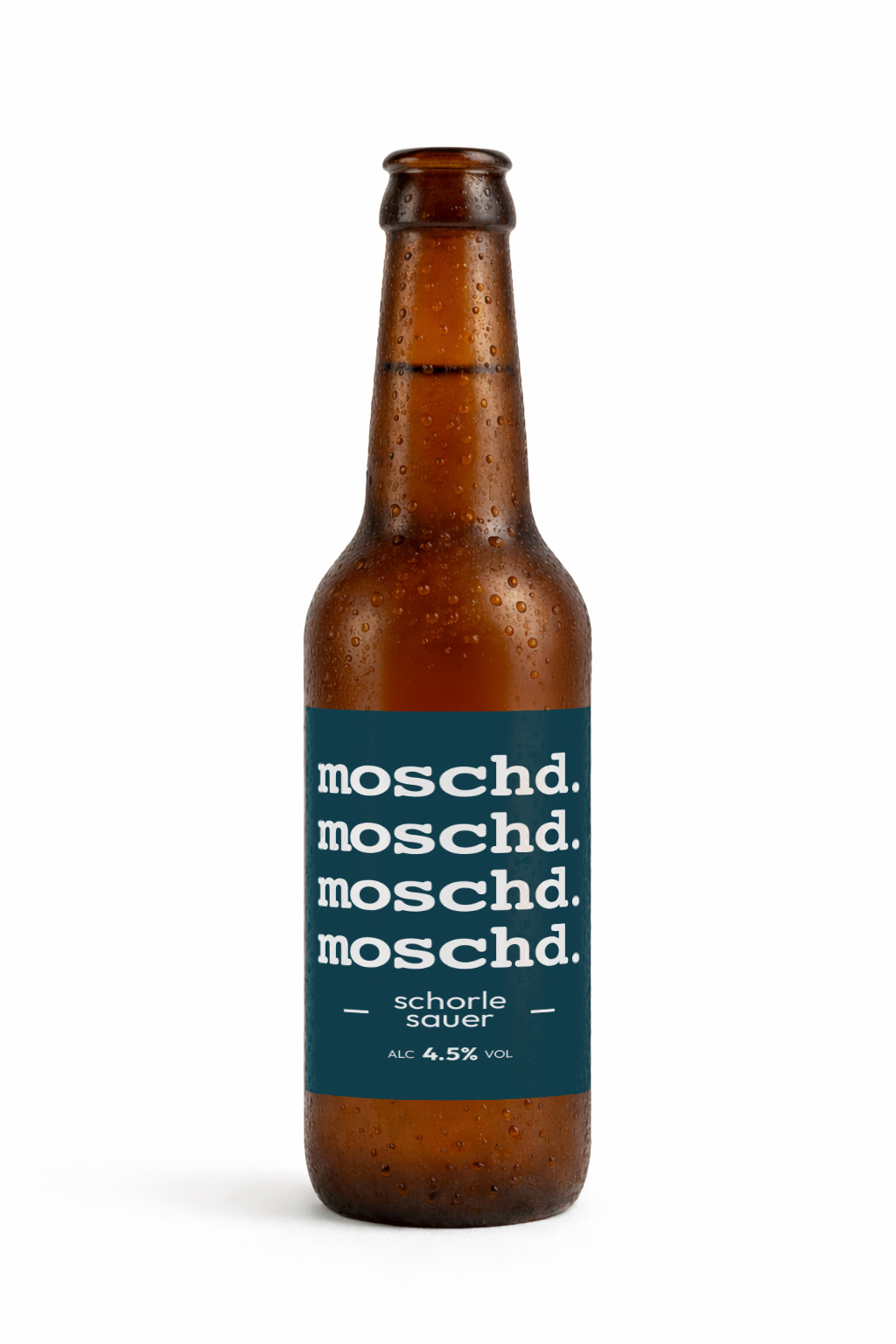 moschd sauer Flasche